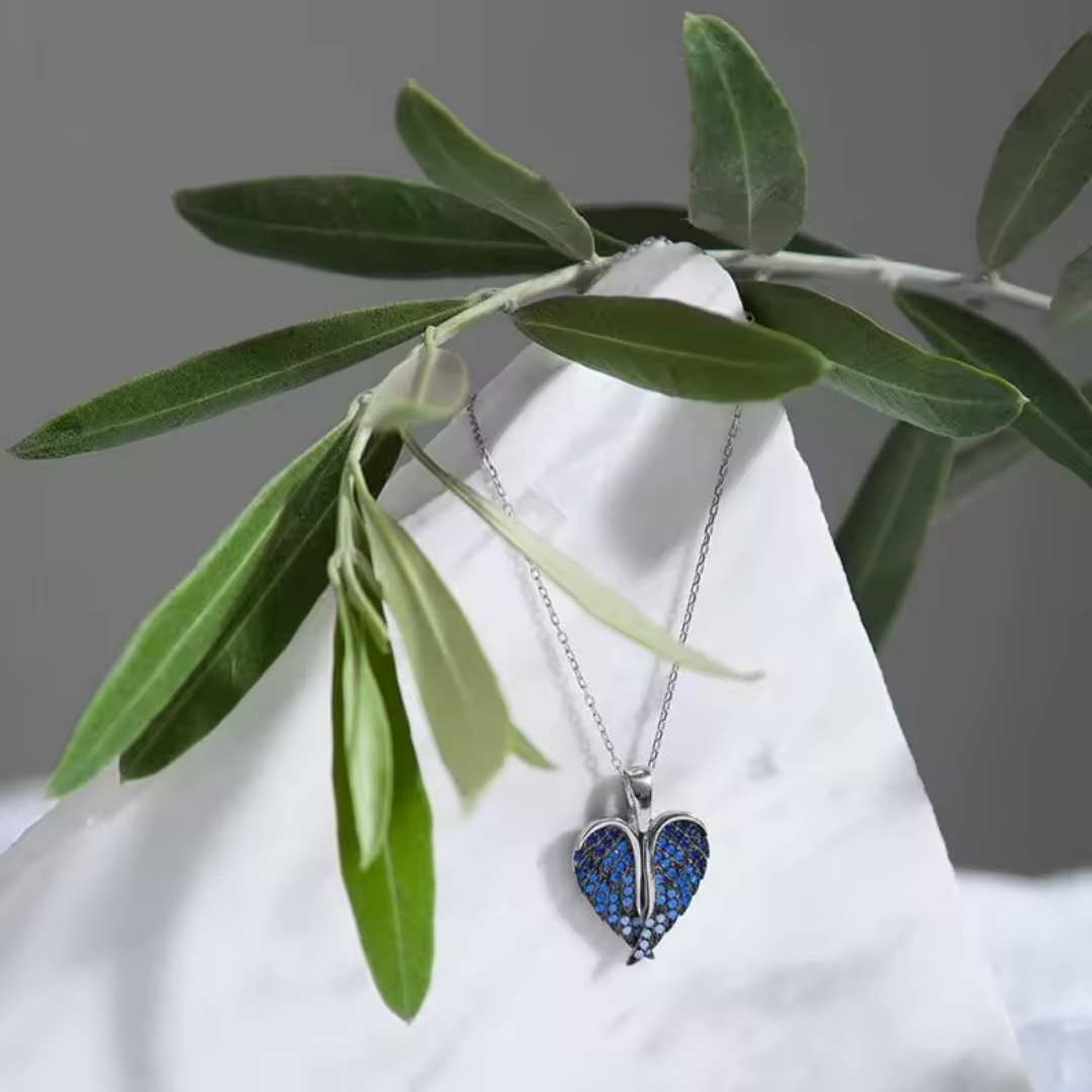 Collar de Alas Corazón Personalizado